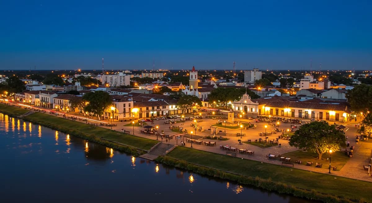 San Antonio de Areco at Night